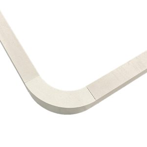 Ronde blok 100mm dikte Cellenbeton 90graden