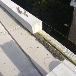 Dakrand blok 600x340x100mm