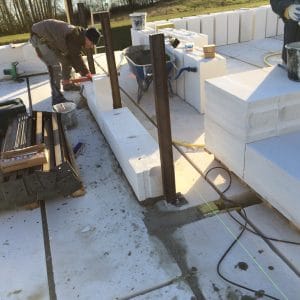 Dakrand blok 600x340x100mm