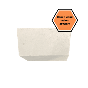 Rond Segment Blok 150mm Diameter 2500mm