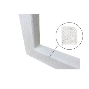 Ronde Inbouwnis afgeronde hoeken 470x270x150mm