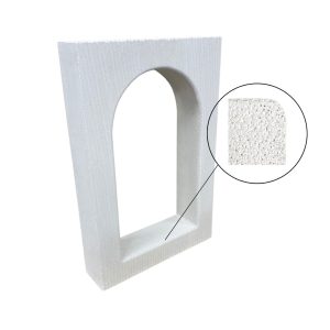 Ronde Inbouwnis afgeronde hoeken 470x270x100mm