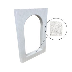 Ronde Inbouwnis afgeronde hoeken 470x270x50mm