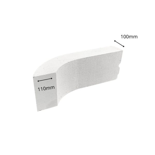 Gebogen Hoek Blok 100mm
