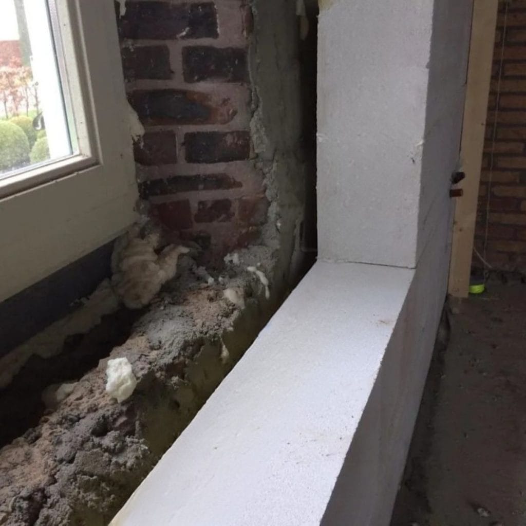Buitenmuur-Isoleren-Geluid-Kou-Warmte-Cellenbeton-Voorzetwand